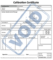 Adam Calibration Certificate for High-Capacity Scales (700660288)