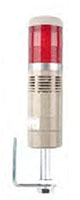 Alarm Stack Light. 1 Light, Red and Buzzer Alarm. 2 in. diameter, 16 In. High